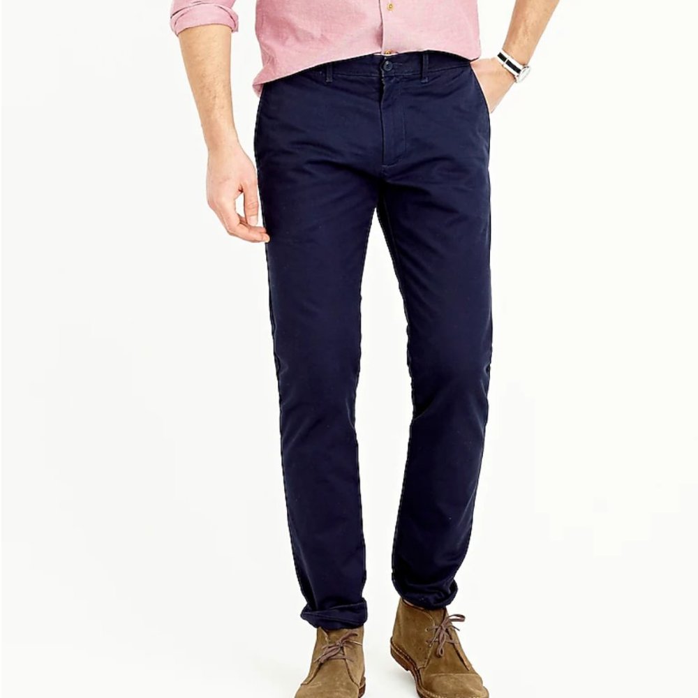 484 Slim-fit pant in Broken-in chino Navy 28/30